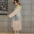 thumbnail image 4 of Decodeary Imperméable Transparent pour Femmes Mode Poncho de Voyage Vert m, 4 of 6