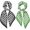 14 Checkerboard Black and Green, variant on Bag Handbag Handle Ribbon Scarfs Head Band Hairband Fashion Neck Scarf