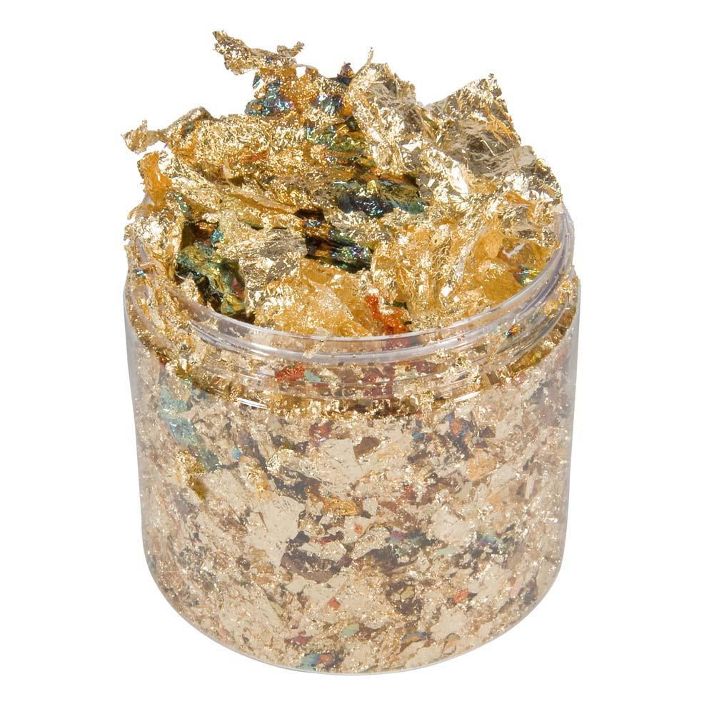Cosmic Shimmer Gilding Flakes 200ml-Sunlight Speckle