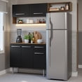 thumbnail image 2 of Cocina Integral Completa Modular Madesa Emilly 165cm Marrón/Negro, 2 of 10