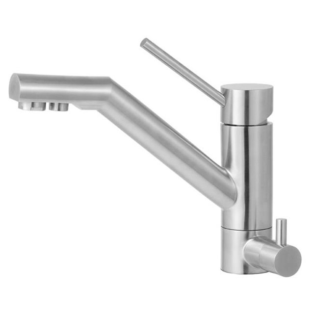 ALFI Trade AB2040-BSS Solid Brushed Stainless Steel Kitchen Faucet with Built in Water Dispenser