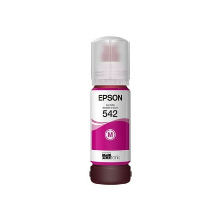 UPC: 0010343952423 | Epson (T542) EcoTank Pro ET-5800  ET-5850  ET-5880  ET-16600  ET-16650 Dye Magenta Ink Bottle with Sensormatic