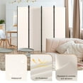 thumbnail image 7 of GOJOOASIS Room Divider, 4-Panel Folding Privacy Screen, 88in Portable Separating with Metal Feet, Partition Room Dividers, 7 of 7