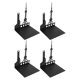 thumbnail image 5 of Sujetalibros ANGGREK Verticales 4 Piezas Classic Black para Revistas CD Libros DVD, 5 of 8