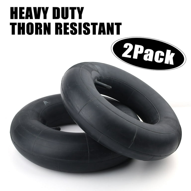 Lotfancy 2Packs 13x4.0-6 in Inner Tube for Carts, Hand Trucks, Wheelbarrows, Wagons, Snow Blowers, Lawn Mowers and More, with TR-13 Straight Valve