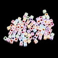 thumbnail image 5 of BLESIYA 3x100 Pieces Cubed English Alphabet Beads for Children Educational Toy Beads 3 Pcs, 5 of 8