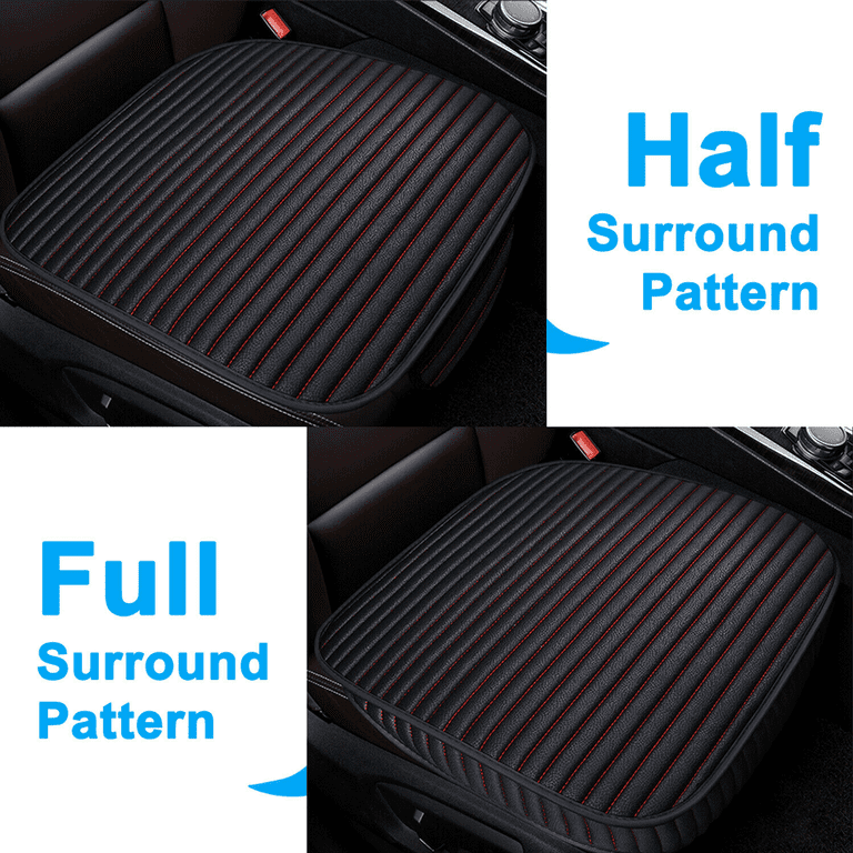 Car Front Leather Seat Cushion, Half Surround