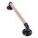 thumbnail image 3 of Industrial Style Pipe Furniture Handle Black Wrought Iron Rope Handle, 3 of 5