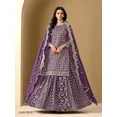 thumbnail image 2 of Custom Made Indian Bollywood Anarkali Kurta Set Beautiful Designer Kurti Pant Dupatta Set, 2 of 5
