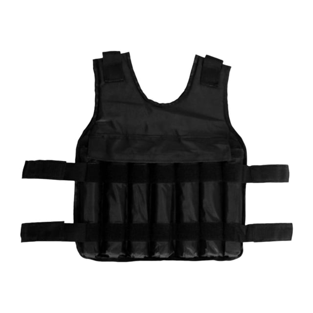 Chaleco lastrado ajustable para correr, transpirable, con bolsillos, para calistenia, entrenamiento de fuerza y desarrollo muscular.