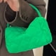 thumbnail image 5 of Bolsa Rhombic Lattice de mujer Moda Monedero Acolchado Suave para el trabajo (Verde) Likrtyny  Para Estrenar, 5 of 9