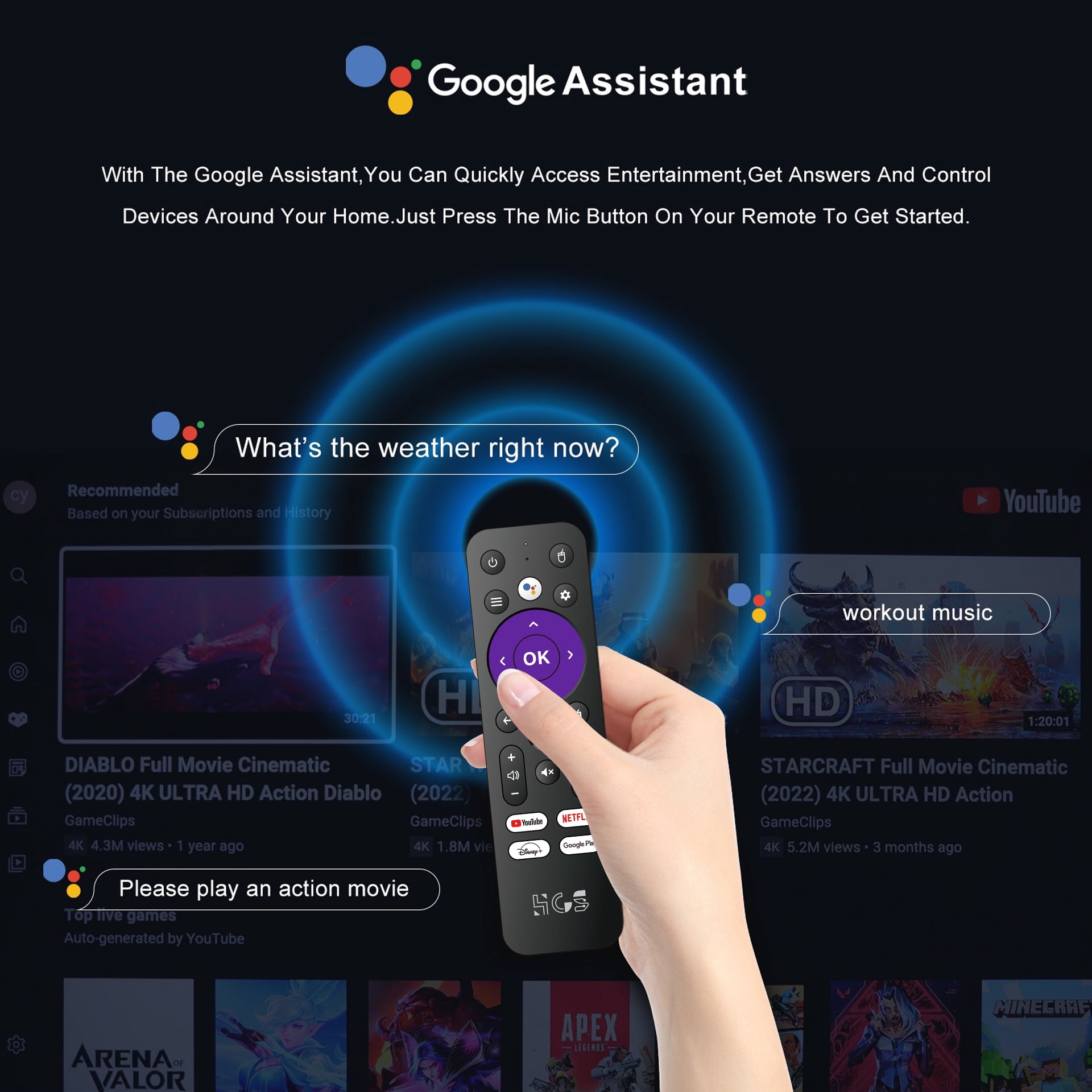 CANGTEENER HCS96 Streaming Device | Android TV Box, OS Android 13 Support 4K HDR Streaming Media Player