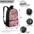 thumbnail image 5 of Uorisanigo School Bag Backpack Girls Boys 6-12 Year Colorful Butterfly Large Capacity Casual Daypack School Bag Bookbag with Padded Straps for Schools, Camps and Travel, 5 of 6