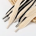 thumbnail image 3 of 2 Pairs 3/5" Fat Thick Shoe Laces for Sneakers, Flat Wide Athletic Replacement Shoelaces for Men Women, 3 of 4