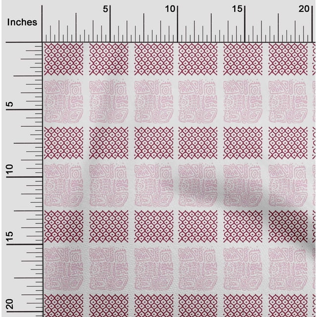 oneOone Viscose Jersey Blush Pink Fabric Ethnic Block Sewing Craft Projects Fabric Prints By Yard 60 Inch Wide