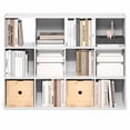 thumbnail image 4 of Furinno PELLI 12-Cube Storage Bookshelf for Living Room Bedroom White, 4 of 5