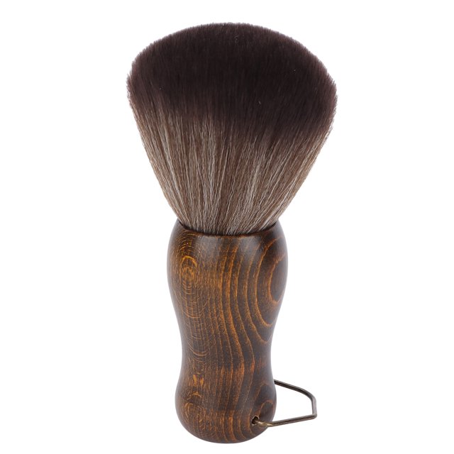 Cepillo para el cuello del salón, cepillo portátil para el polvo del cabello del salón, cepillo para el polvo de la cara del cuello, cepillo para el polvo del cuello del salón, materiales ecológicos