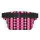 thumbnail image 3 of Balery pink and black argyle Mochila Cinturón para Mujeres y Hombres, Bolsa de Cintura Impermeable de Doble Capa con Correa, 3 of 9