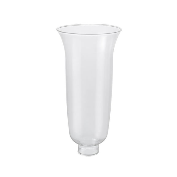 Aspen Creative 23067-01 Clear Flare Shaped Transitional Style Replacement Glass Shade, 1-1/2" Fitter Size, 9" high x 4-1/4" diameter