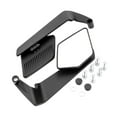 thumbnail image 3 of Vsenkes Generic Motorcycle Rearview Mirrors Universal Foldable Wind Wing Side Mirror Black White, 3 of 9