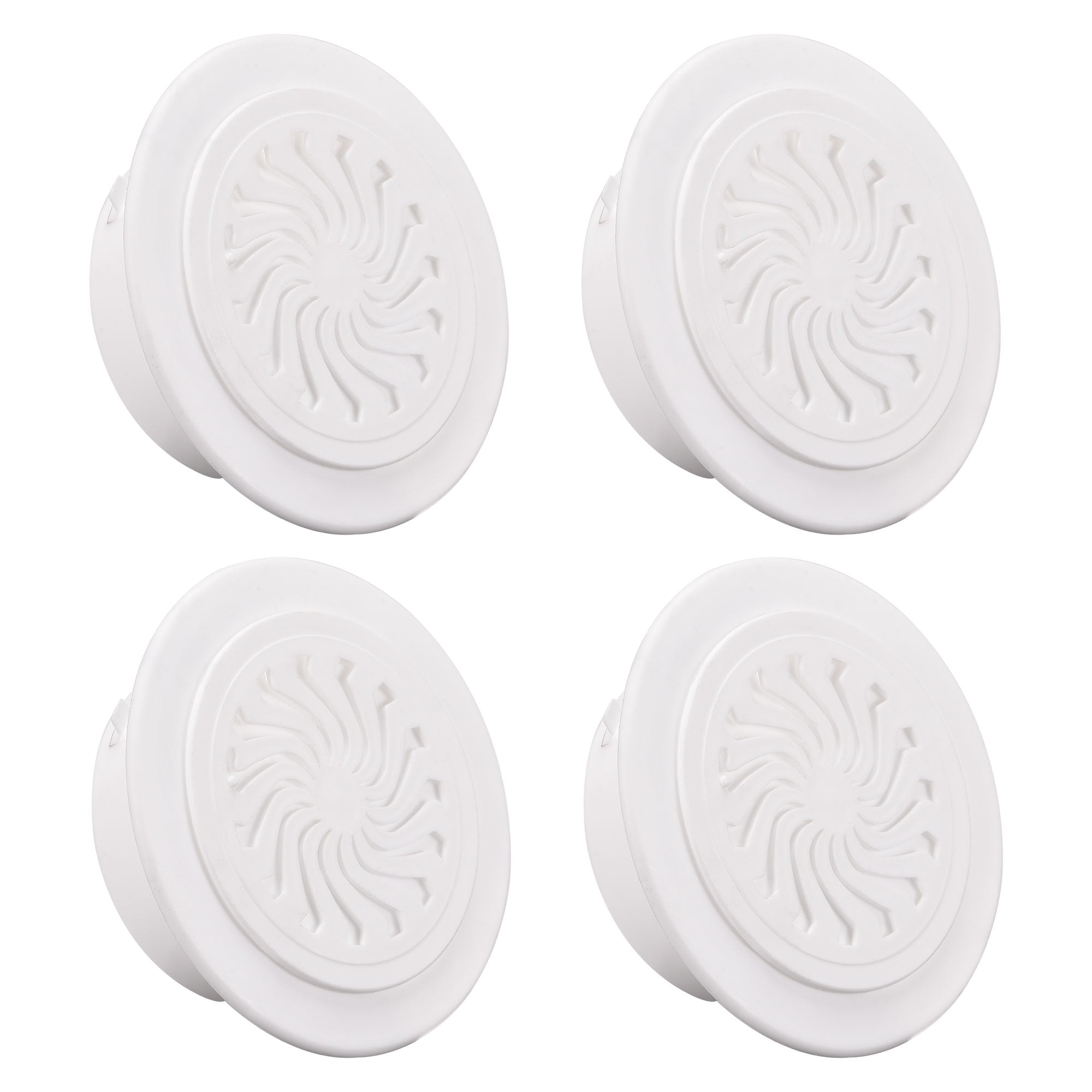 Round Vent Cover, ABS Plastic Adjustable Air Vent Cover White for 3.1 -  3.5 Dia Hole 4pcs | Walmart Canada