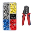 thumbnail image 1 of Professional Pliers Kit, Ferrule Crimping Tool Kit Crimper Plier with 200Pcs Wire Ferrules Kit Wire End Terminals, 1 of 3
