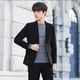 thumbnail image 1 of Traje de hombre, traje de hombre de moda, un conjunto de chaqueta de traje, sin planchado, corte ajustado, chaqueta elegante, 1 of 6