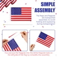 thumbnail image 2 of Handheld American USA Stick Flags, Counrty Flag, Great for Patriotic Decorations-10/20/50/100pcs, 2 of 8