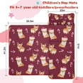 thumbnail image 5 of Christmas Corgi Toddler Nap Mats for Kids Preschool,Sleeping Mat Bag or Kids,Toddler Sleeping Bag,Toddler Nap Mat or Daycare, 5 of 6