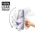 thumbnail image 3 of 40oz Tumbler with Handle and Straw, Vacuum Insulated Stainless Steel Travel Mug, Fits Car Cup Holder, Liquid & Marble Print, 3 of 6