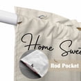 thumbnail image 4 of Rabbits Pine Cone Swag Valances for Windows 2 Pack, Kitchen Window Curtains 36 Inch Length, Sweet Home Texture Rustic Leaf Retro Beige Privacy Swag Curtains for Living Room/Bathroom 36"x36", 4 of 8