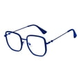 thumbnail image 1 of Fashion Classic Cute Office Anti-blue Light Glasses Spectacles Eyeglasses Square Frame Eyewear Computer Goggles BLUE, 1 of 8