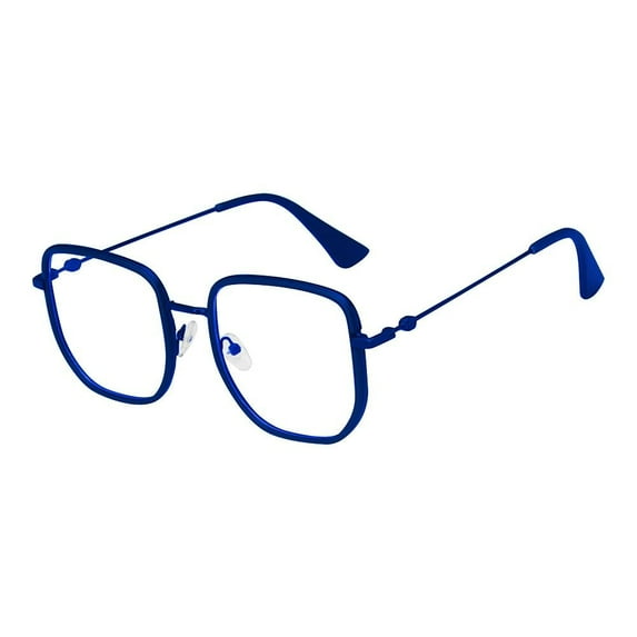 Fashion Classic Cute Office Anti-blue Light Glasses Spectacles Eyeglasses Square Frame Eyewear Computer Goggles BLUE