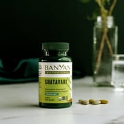 Banyan Botanicals Shatavari Tablets – Organic Asparagus Racemosus Root – Rejuvenating Adaptogen Tonic that Supports a Healthy Reproductive System* – 90 Tablets – Non GMO Sustainably Sourced Vegan