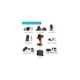 thumbnail image 2 of BLACK+DECKER Ensemble Combiné de Perceuse Sans Fil avec Étui, 6 Outils (BDCDMT1206KITC), 2 of 8