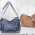 thumbnail image 2 of GASTROPOD 2026 New Shoulder Bags,Romantic Charm Denim Bag,Fashion-Forward Details Crossbody Purses for Women,Blue,For Casual Outings, Travel, Shopping, Daily Use, Weekend Trips, 2 of 3