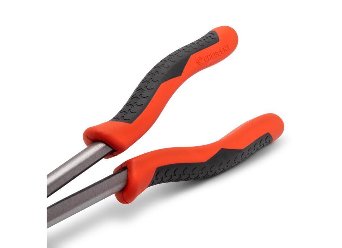 Crescent 13-1/2 in. Alloy Steel Long Nose Pliers Blue 1 pk