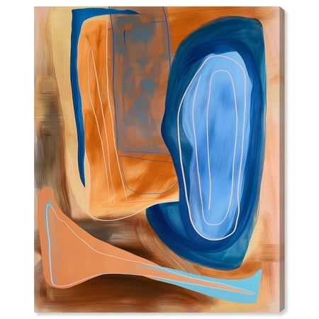 An Abstract Oil I Canvas Contemporary Art by Art Remedy Gallery Wrapped 30 x 36