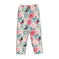 thumbnail image 4 of Fotbe Roses and Butterflies Women's Pajama Pants,Sleepwear Pants,Pj Bottoms Drawstring And Pockets-Large, 4 of 9