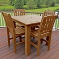 thumbnail image 4 of Highwood's 42" x 42" Square 5-pc Lehigh Dining Set - Counter Height, Outdoor, Eco-friendly, Synthetic Wood, 4 of 10