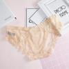 

RPVATI Women Sexy Lace Bow Underwear Briefs See Through Low Waisted Panties