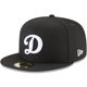 Men�s New Era Black Los Angeles Dodgers 59FIFTY Fitted Hat Men�s New Era Black Los Angeles Dodgers 59FIFTY Fitted Hat