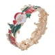 thumbnail image 2 of Pulsera navideña, regalo de árbol de Navidad, linda pulsera de Papá Noel, joyería navideña, accesorios esenciales de temporada para festivales, joyería navideña de aleación., 2 of 6