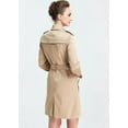 thumbnail image 7 of Camii Mia Women's Trench Coat Windbreaker Coat Outwear, 7 of 7