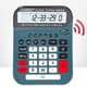 thumbnail image 5 of Calculadoras Calculadora de escritorio de oficina Pantalla LCD grande de 12 dígitos Contabilidad financiera de voz real Suministros de oficina en casa Calculadora creativa Zhivalor  BST3064621, 5 of 5