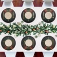 thumbnail image 7 of GZHJMY Christmas Tree Round Placemats Set of 1, Non-Slip PVC Table Mats Washable Heat Resistant Place Mats for Kitchen Dining Table Christmas Home Decor, 15.4 Inch Table Mat, 7 of 7