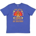 thumbnail image 3 of Inktastic This Little Turkey is Going to be a Big Brother with Orange Text Youth T-Shirt, 3 of 5