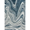thumbnail image 2 of JONATHAN Y SUPERSOFT 5 x 8 Area Rug, Eleni Glam Abstract Marble - Turquoise/Cream, SEU301C-5, 2 of 7