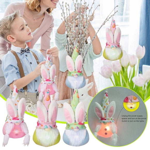 Easter Faceless Dwarf Decoration Ornaments Rabbit Plush Doll Rudolph Doll