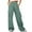 Green, variant on GTEYOIJN Wide Leg Jeans for Women Trendy High Waisted Flare Jeans Cropped Denim Pants Stretchy Baggy with Patch Pockets